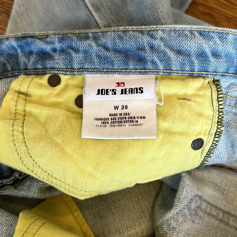 Joe’s Distressed jeans Lt Blue Size 29 - Picture 8 of 9